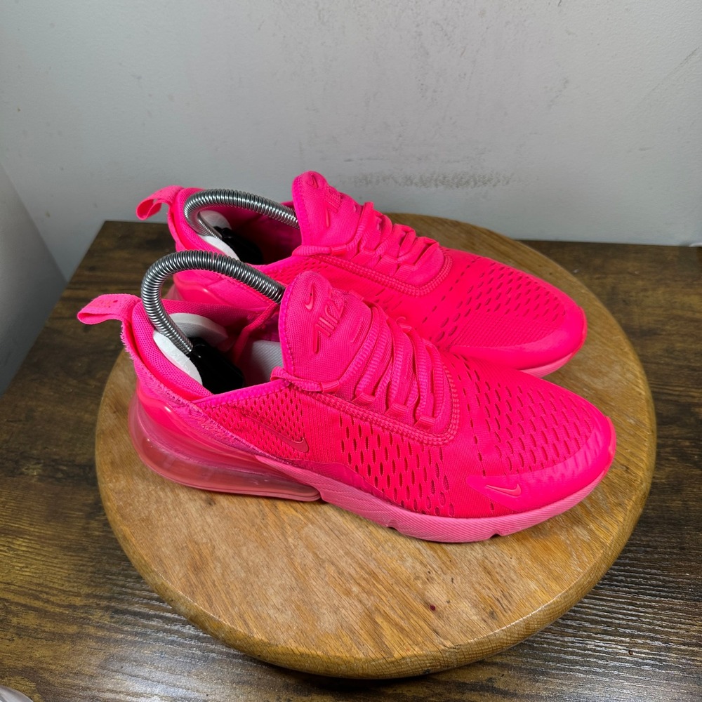 Nike Air Max 270 Women's Bright Pink Running Lifestyle Shoes FD0293-600 Sz 9